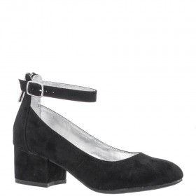 Kids Nina Shoes Dress Shoes | Lennie Black-microsuede