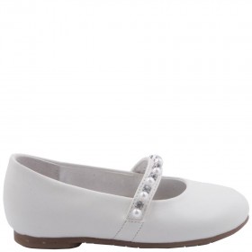 Kids Nina Shoes Dress Shoes | Nataly Toddler-white Smooth