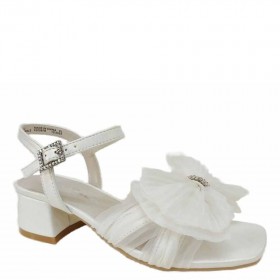 Kids Nina Shoes Dress Shoes | Viki White Heel Sandal