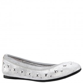 Kids Nina Shoes Dress Shoes | Wilynda Silver Shimmer