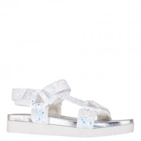 Kids Nina Shoes Sandals | Anjelita White-chunky Glitter