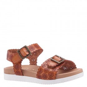 Kids Nina Shoes Sandals | Saturn Light Tan Footbed Sandal