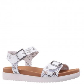 Kids Nina Shoes Sandals | Saturn White Footbed Sandal