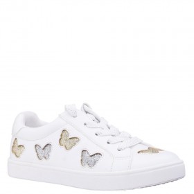 Kids Nina Shoes Sneakers | Cerina White/metallic