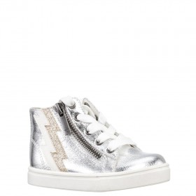 Kids Nina Shoes Sneakers | Cordelia Silver-crepe/mesh