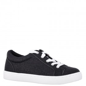 Kids Nina Shoes Sneakers | Portia Black-glitter