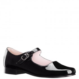 Kids Nina Shoes Wide Widths | Bonnett Black Patent