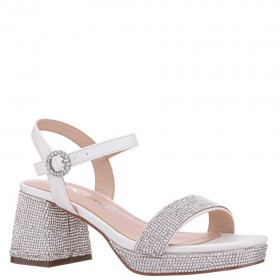 Nina Shoes Dress Shoes | Marysol Kids White Dress Sandal