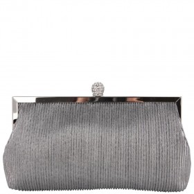 Women Nina Shoes Handbags | Aneka Steel Shine Pleated