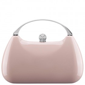 Women Nina Shoes Handbags | Brando Nude Patent Pu Minaudiere