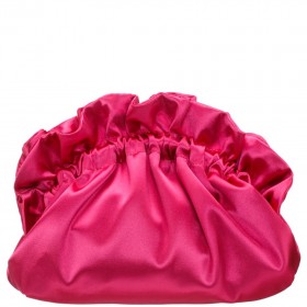 Women Nina Shoes Handbags | Cristy Kisses Satin Gathered Crossbody Pouch Bag