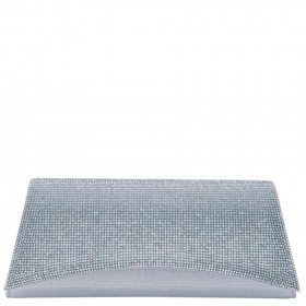 Women Nina Shoes Handbags | Enid Icy Blue Pvc/glass Crystal Clutch