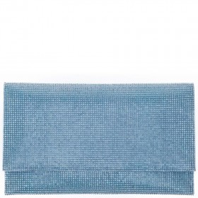 Women Nina Shoes Handbags | Kimora Icy Blue Glass Crystals Clutch