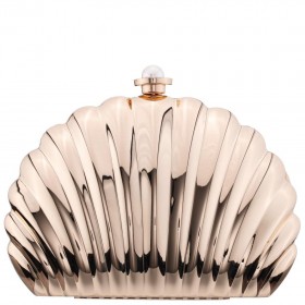 Women Nina Shoes Handbags | Mariam Gold Iron Minaudiere