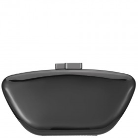 Women Nina Shoes Handbags | Wham Gunmetal Mirror Metallic Minaudiere