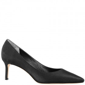 Women Nina Shoes Pumps | Nina60 Black Peau Mid-heel Classic Pump