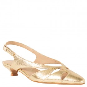 Women Nina Shoes Retro Shoes | Cuba Gold Sling Back Flat-shoe Pumps