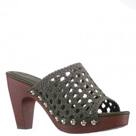 Women Nina Shoes Retro Shoes | Ursula Army Slip On High-heel Platform Sandals