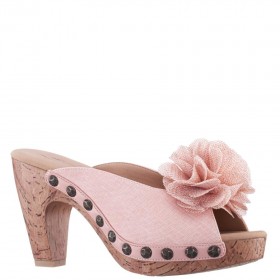 Women Nina Shoes Retro Shoes | Veneto Shell Slip On High-heel Platform Sandals