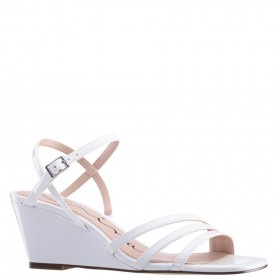 Women Nina Shoes Sandals | Santana White Sandal Mid-heel