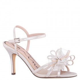 Women Nina Shoes Sandals | Vayda Platino Ankle Strap High-heel Sandals