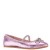 Kids Nina Shoes Ballet Flats | Kendalla Light Pink-crackle Metallic