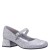 Kids Nina Shoes Dress Shoes | Mila Silver Glitter Heel Mary Jane Pumps