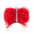 Women Nina Shoes Handbags | Lara Red Rouge Feather Embellished Minaudiere