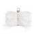 Women Nina Shoes Handbags | Lara White Feather Embellished Minaudiere