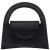 Women Nina Shoes Handbags | Vixen Black Glass Crystal Satchel
