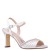 Women Nina Shoes Prom | Agnes Ivory Satin With Crystals Mid-heel Sandals With Ankle-strap