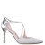 Women Nina Shoes Pumps | Netta Silver Vinyl Glitter And Foil High-heel Pumps