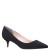 Women Nina Shoes Pumps | Nina50 True Black Suedette Pointed-toe Kitten-heel Pumps