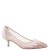 Women Nina Shoes Pumps | Sofie Platino Mesh With Faceted Crystals Kitten-heel Pumps