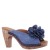 Women Nina Shoes Retro Shoes | Veneto Denim Slip On High-heel Platform Sandals