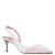 Women Nina Shoes Wide Widths | Nina60s Ivory Satin Mid-heel Slingback Pumps
