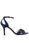  Dámske sandále Nina Shoes | Venus Nové námornícke saténové sandále na vysokom podpätku s remienkom na členku