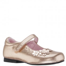  Detské spoločenské topánky Nina Shoes | Elodee Platino-trblietavé