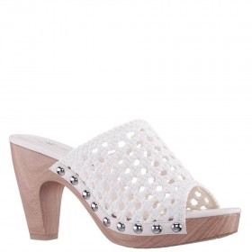  Dámske sandále Nina Shoes Retro | Ursula Sailcloth Slip-On na platforme s vysokým podpätkom